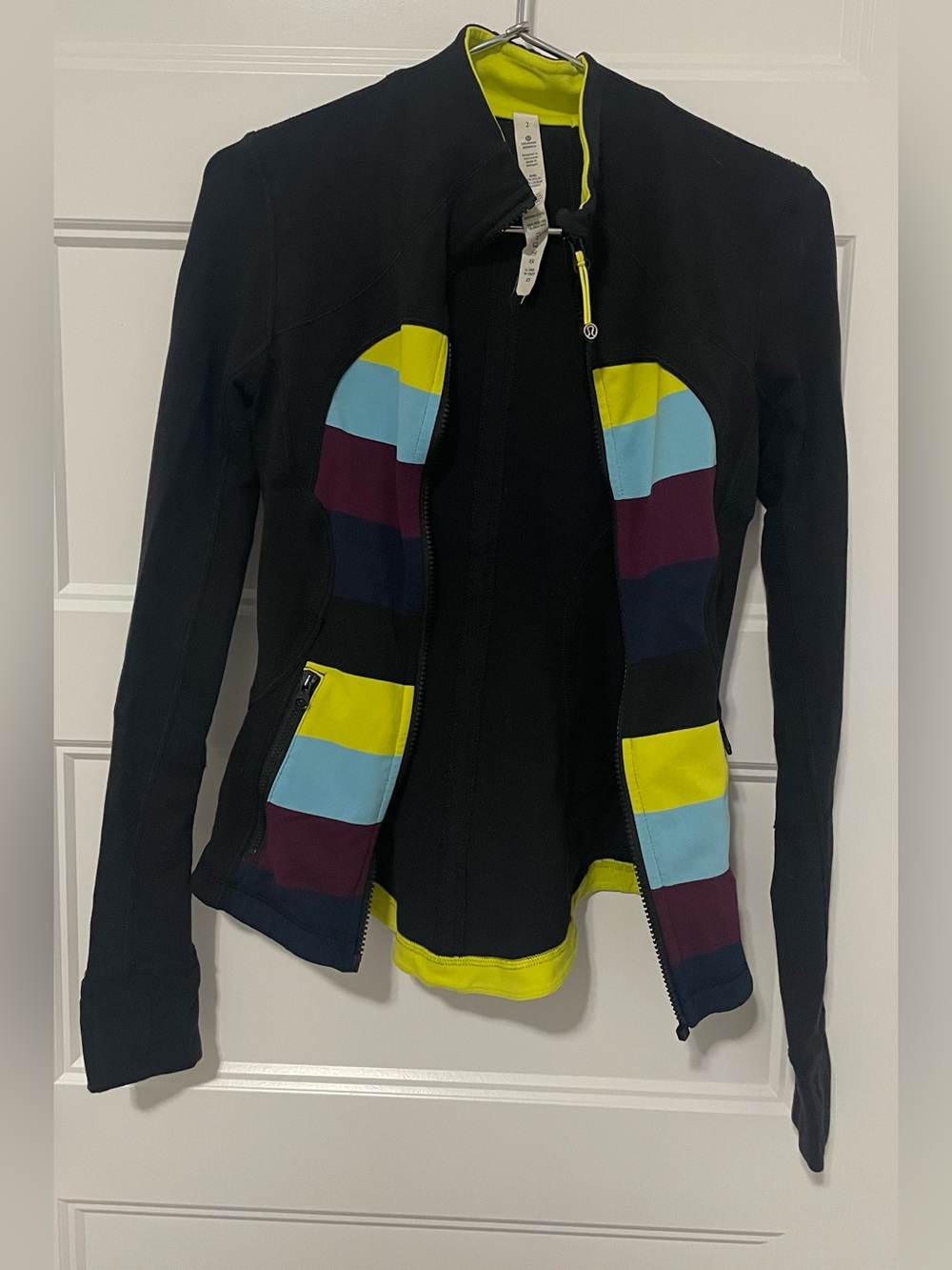 2 - form fitting long sleeve athletic top